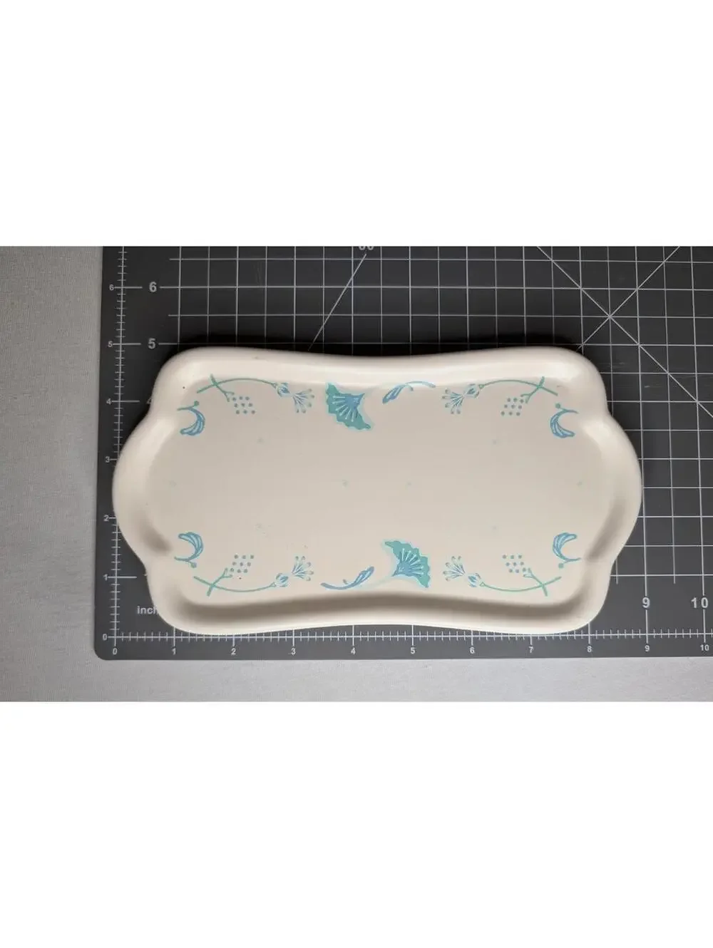 Vanity/Bathroom Floral Trinket Tray Ceramic Beautiful